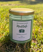 Meditate  Soy Candle