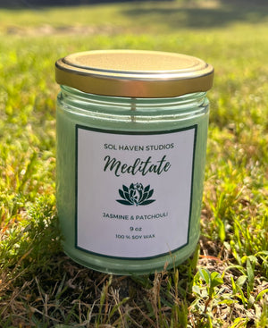 Meditate  Soy Candle