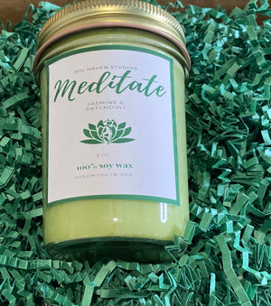 Meditate  Soy Candle